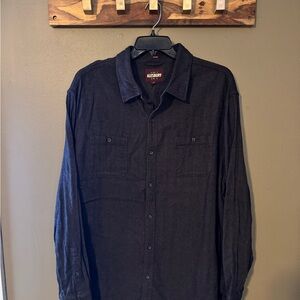 Men’s Alesbury Casual Button Down Shirt - Charcoal Grey